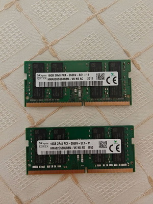 SK hynix 32GB DDR4 RAM Laptop used, 2666MHz SODIMM