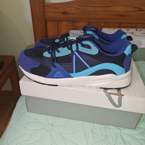 Kappa Logo London Kid sneakers new, size 39, black and blue