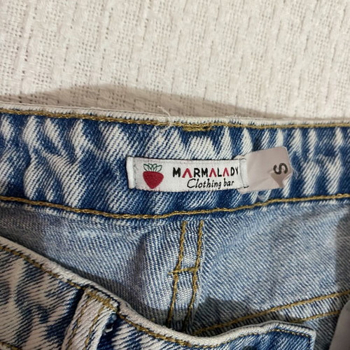 Marmalady jeans used with rips size S, blue