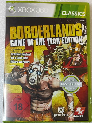 Borderlands Game of the Year Edition Xbox 360 Γερμανική έκδοση μεταχειρισμένο