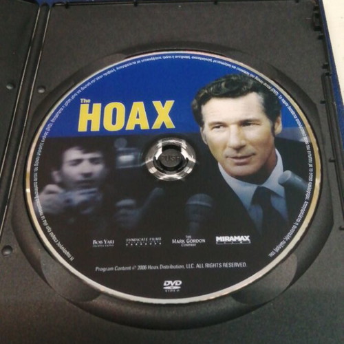 The Hoax DVD, action adventure crime with subtitles
