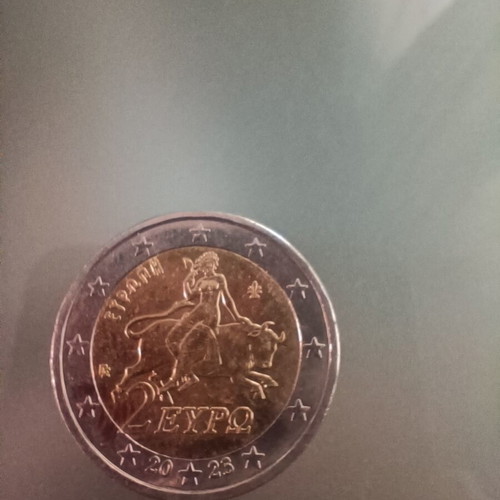 Greece 2 euro coin 2023