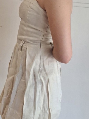 Ecru mini women's dress On Line like new, size small