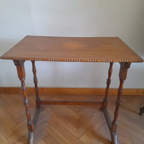 Set of three nesting tables used, various sizes