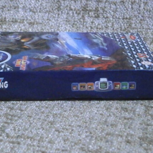 GameKing 4-in-1 cartridge with Clever Hawk Warrior Valiant Metal DeforN action games