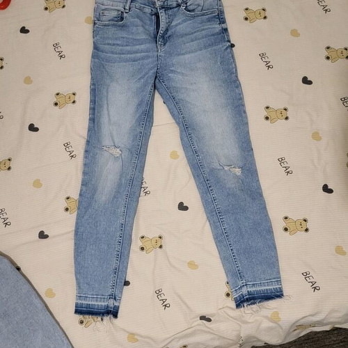 Pull & Bear denim pants used, blue, size S