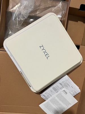 Zyxel NR7101 used 5G NR router with IP68 design and PoE injector