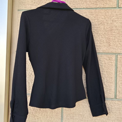 Pink Woman black shirt size L
