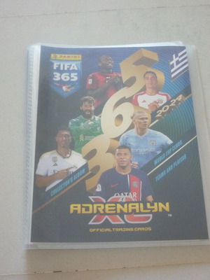 Άδειο άλμπουμ για κάρτες Panini FIFA 365 Adrenalyn 2024 καινούργιο