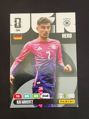 Panini FIFA World Cup 2026 Adrenalyn Kai Havertz Hero Card used