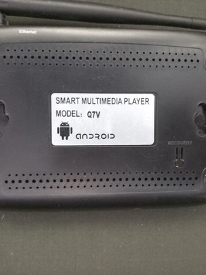 Android Box Q7V Smart Multimedia Player used