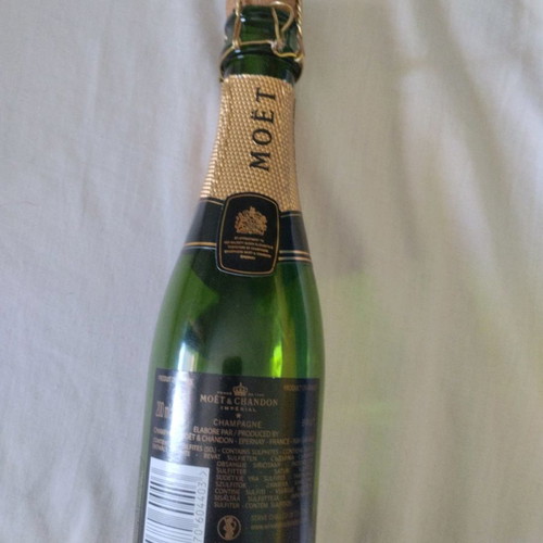 Mini Moet decorative bottle used