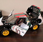 Lancia Stratos HF μοντέλο κλίμακας 1:8 σαν καινούργιο με τηλεχειριστήριο