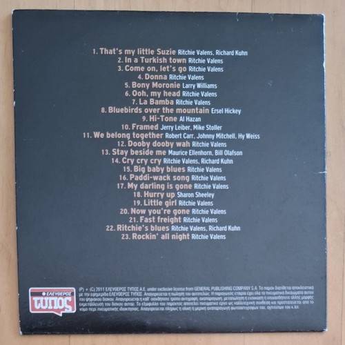The Giants of Rock 'N' Roll Ritchie Valens Audio CD compilation