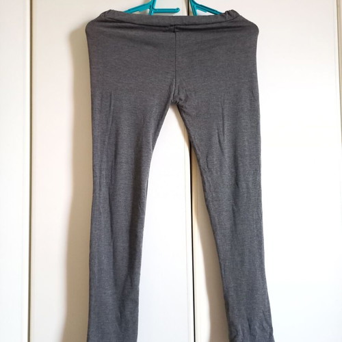 Gray leggings new, size S, cotton fabric