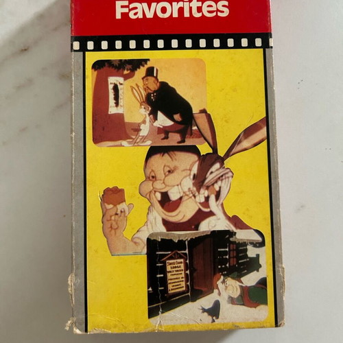 Cartoon Favorites VHS video tape used, animated cartoons 1986