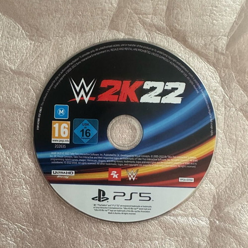 WWE 2K22 for PlayStation 5 used