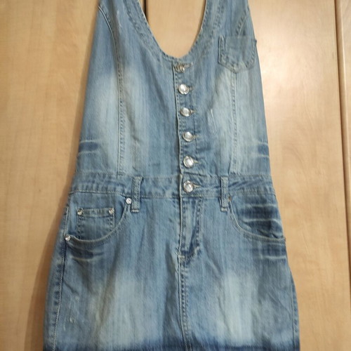 Denim dress used, summer, size medium, sexy and comfortable