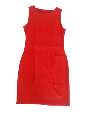 Closet London dress orange used, size 14