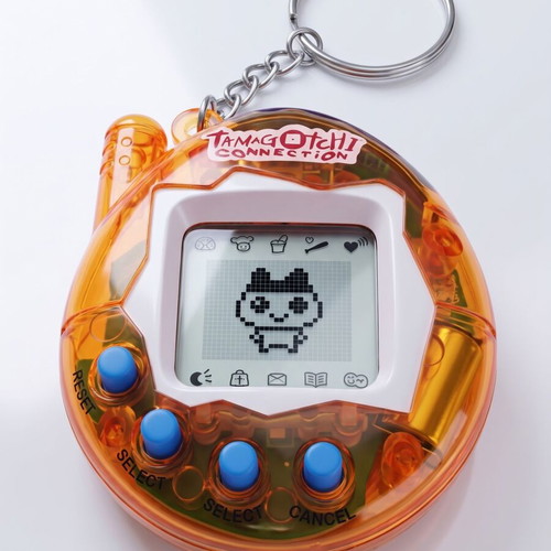Tamagotchi Connection Orange Transparent like new