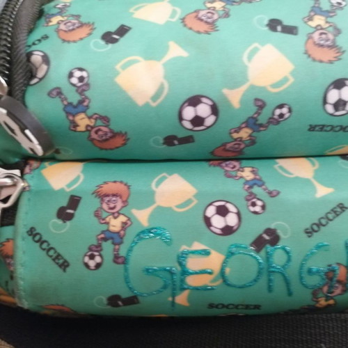 Children's bag for boy used, dimensions 24x17