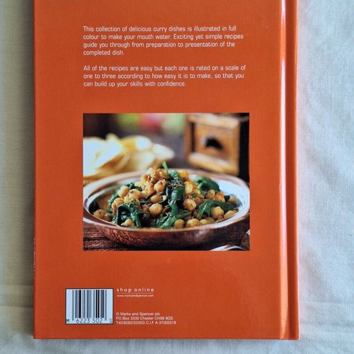 Curries cookbook like new, Marks & Spencer Essentials Collection