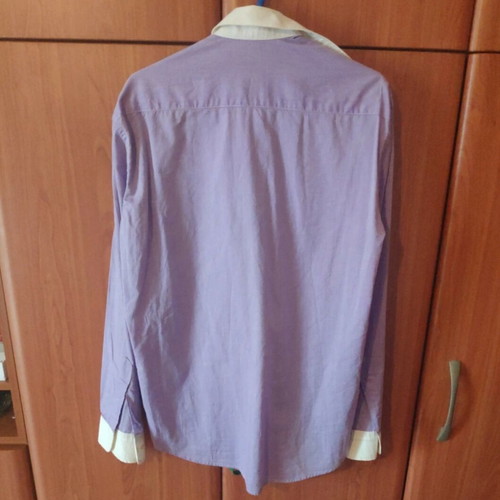 Dino Erre men's shirt XL white and purple like new