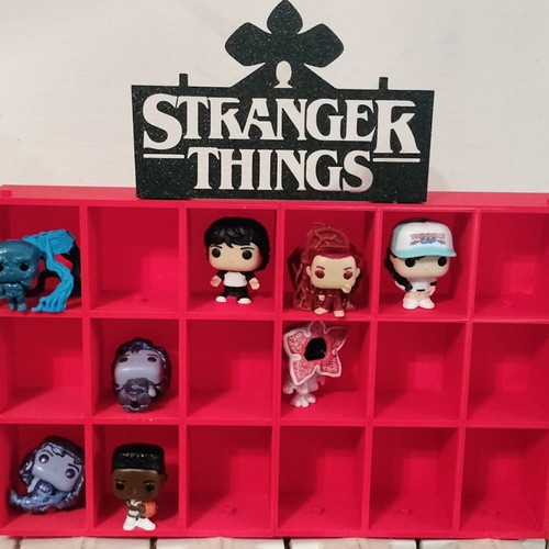 Stranger Things Collectible Display Case for Figures New