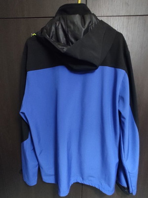 Softshell waterproof jacket, blue, size XL