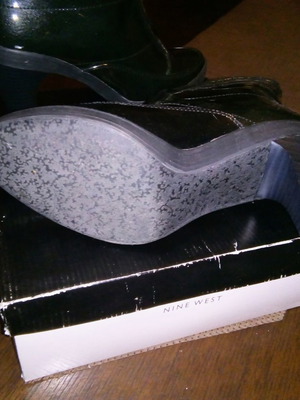Hunter women's ancle boots used, size 40, iridescent grey