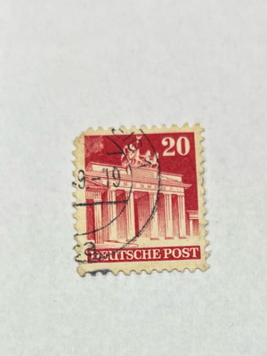 German Bizone Stamp Brandenburg Gate 1948 like new