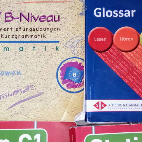 German Language Learning Books used, B2 Level, Set of 6