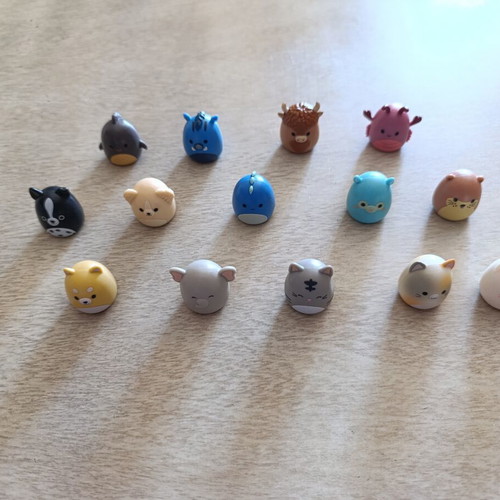 Squish-a-longs figures set like new