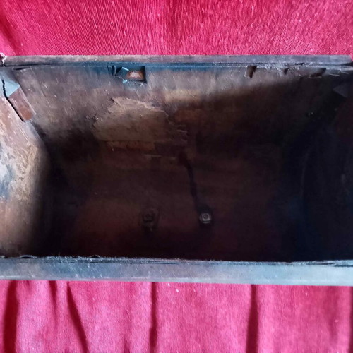 Singer sewing machine wooden cover 3/4 size used, walnut 1910-1920