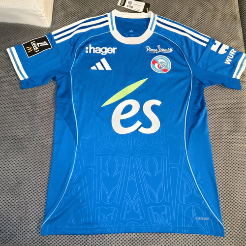 Emanuel Emegha Jersey with Autograph Strasbourg Size M New Authentic