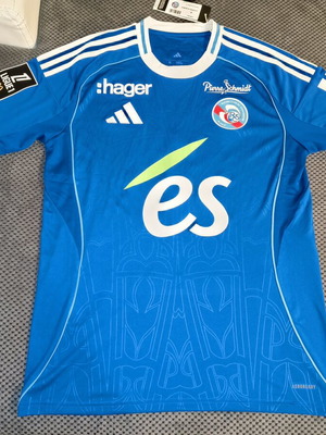 Emanuel Emegha Jersey with Autograph Strasbourg Size M New Authentic
