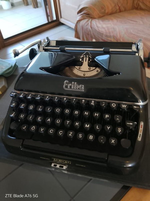 Erika vintage typewriter used, collectible