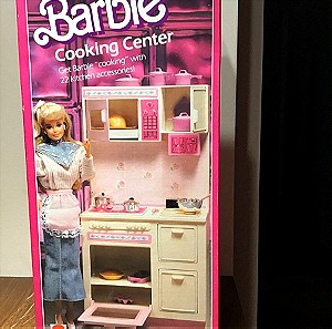 Barbie Sweet Roses furniture designed  cooking center 1987