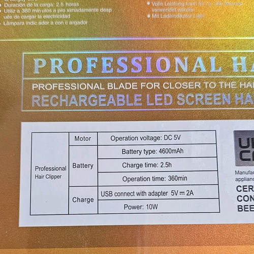Kemei KM 1858 DLC professional hair clipper new