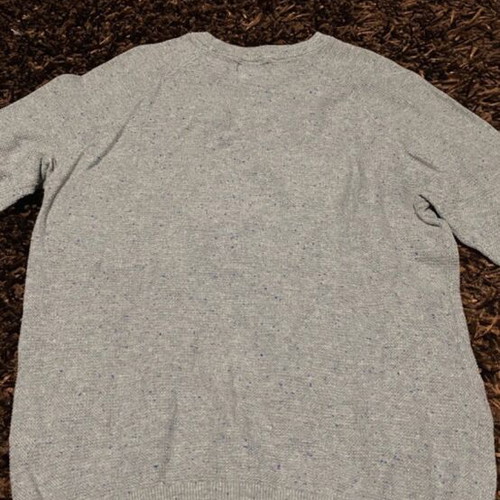 Zara gray sweatshirt like new with blue details