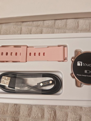Смарт часовник TouchElex Rose Gold нов с силиконова каишка