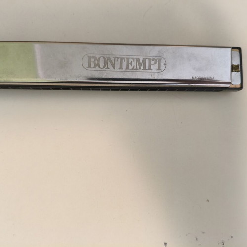 Vintage metal harmonica Bontempi like new