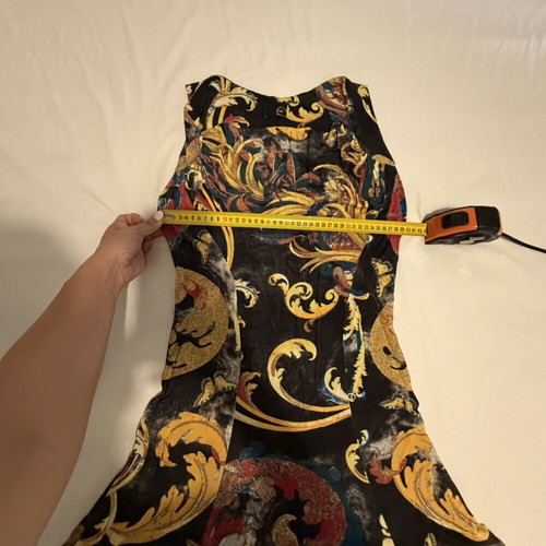 Roberto Cavalli multicolor sleeveless fit-and-flare dress like new