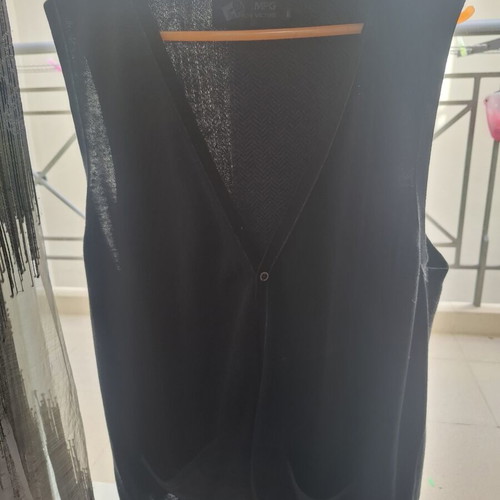 MFG Fashion Victims Black Men's Vest XL like new