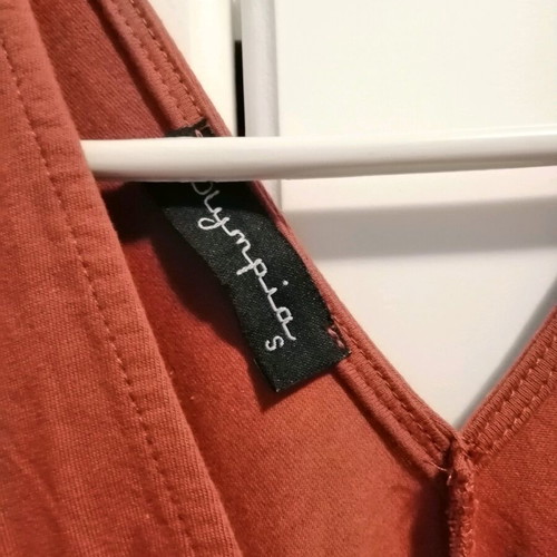 Cotton dress like new, brick color, size S