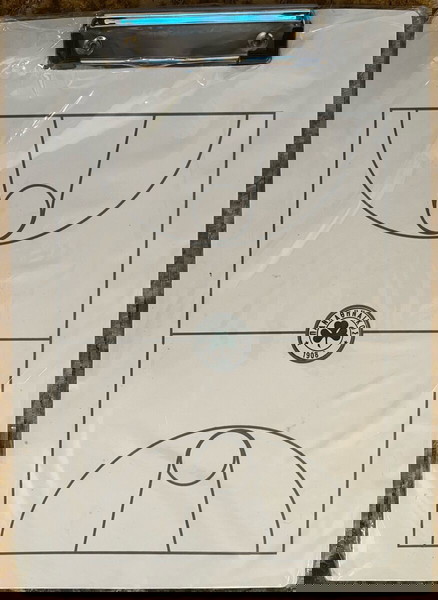 ΠΑΝΑΘΗΝΑΙΚΟΣ.Γνήσιος vintage καινούριος, αχρησιμοποίητος πλαστικός πίνακας τακτικής προπονητή