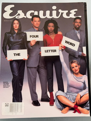 Esquire magazine 1999 used with Madonna, Tom Hanks, Lauryn Hill