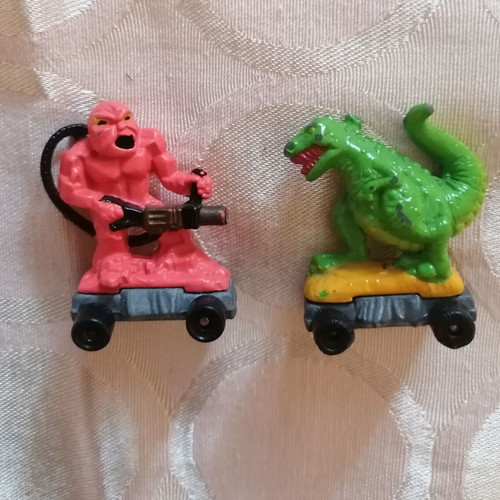 Tyrannosaurus and Jack the Hammer figures used, 1991