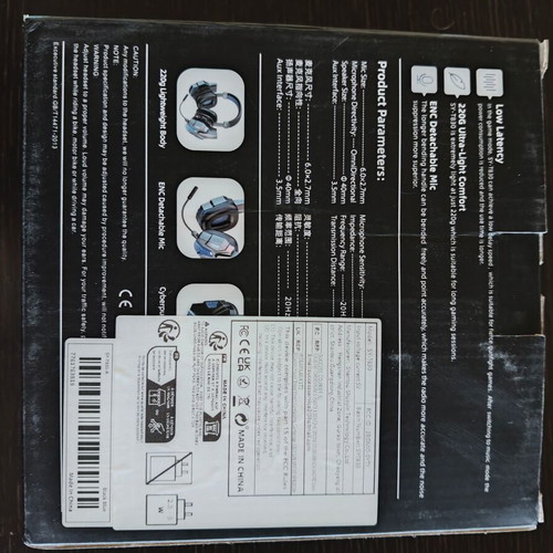 Wireless gaming headset new unused