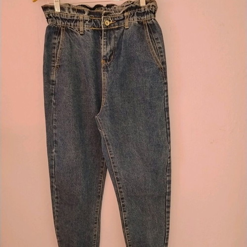 Paperbag jeans Zuiki like new, blue, size S 36